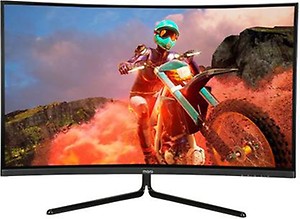 MarQ by Flipkart 32 inch Curved Full HD LED Backlit VA Panel with 2 X 3W Inbuilt Speakers Gaming Monitor (32FHDMCQII1G)  (AMD Free Sync, Response Time: 5 ms, 165 Hz Refresh Rate)#JustHere