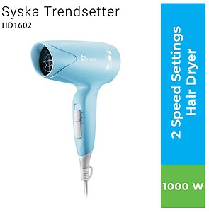 Syska HD1602- 1000 W Hair Dryer 
