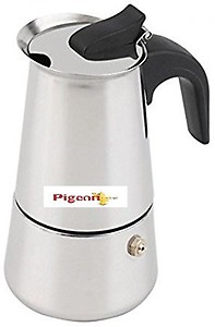 Pigeon XPRESSO COFFEE PERCULATOR 4 CUP 4 cups Coffee Maker  (STEEL) price in .