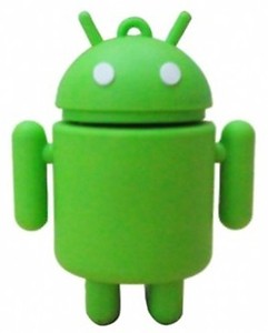 QUACE Android Cartoon 8 GB Pen Drive  (Green) price in India.