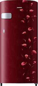 Samsung 192 L 2 Star Direct Cool Refrigerator - RR19N1Y12RZ , Tender Lily Red price in India.