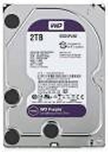WD SATA 2 TB Surveillance Systems Internal Hard Disk Drive (HDD) (Western Digital Purple Internal Surveillance (WD20PURZ))  (Interface: SATA III, Form Factor: 3.5 inch) price in .