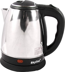 Skyline VTL 5008 Stainless Steel Electric Kettle, 1.8 L, Black price in India.