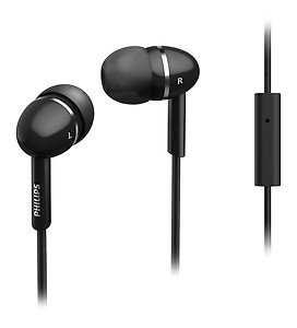 Philips SHE1455BK in-Ear Headphone with Mic (Black) price in India.