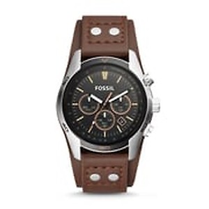 Fossil CH2891 Coachman Chronograph Brown Leather Watch