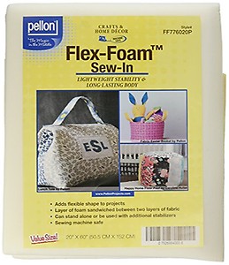 Pellon FF776020P Flex-Foam Sew-In Stabilizer, 20" x 60" price in India.