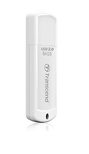 Transcend JetFlash 370 64GB USB Pen Drive (White) price in India.