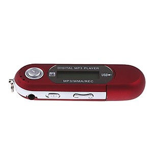 NYLSA 4GB USB MP4 MP3 Music Video Digital Player Recording w/FM Radio eBook Red price in India.
