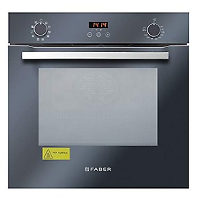 Faber 80L Built-in Oven | 10 Cooking Modes | 3D Wave Tech | Full Glass Door | Sensor Touch & Knob Control | Child Lock for Safety | Grill Rack, Rotisserie, Tray & Steamer Included | FBIO 80L 10F GLM price in India.