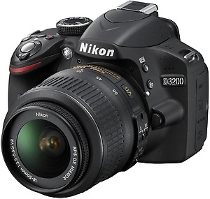 Nikon D3200 24.2 MP Digital SLR Camera (18-55mm) price in India.