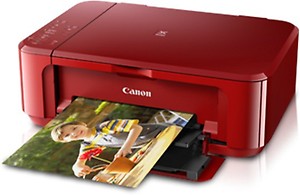 CANON PIXMA MG3670 Wireless Photo All-In-One with Duplex Cloud Printing (RED) price in India.