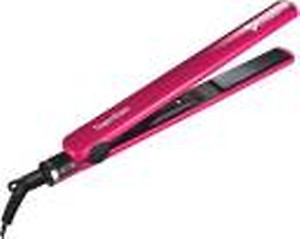 Syska Hair Straightener for Women, Ceramic Coated Plates,60 seconds Rapid Heating function, Heat Balance technology for damage prevention and Simple Lock Function, Light-weight and travel friendly with 2 Year Warranty Period - HS6810 (Pink) price in .