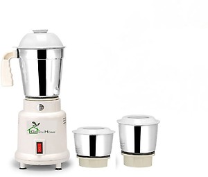 GREEN HOME Lotto Opel White 450 W 2 Jars LT10003 450 W Mixer Grinder (2 Jars, Opel white) price in .