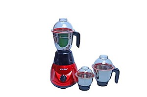 Ultra Magic 1 HP Watt Juicer Mixer Grinder, 3 Jars for Grinding, Mixing. 1 Year Warranty, RED price in India.