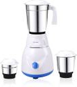 Candes Imperial 550 Watt Mixer Grinder with 3 Jars (Powerful Motor with 1 Year Warranty White Blue) price in India.