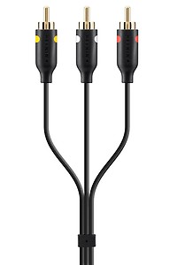 Belkin Composite RCA Audio Video Cable 3 RCA to 3 RCA 2 Meter price in India.