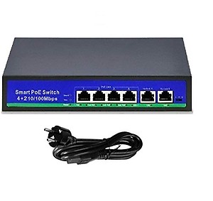 ITS 4+2 PoE 6 Port Smart Switch with 4 PoE and 2 Uplink Ports price in India.