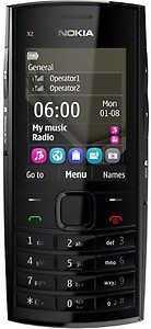 Nokia X2-02 (Dark Silver) price in India.