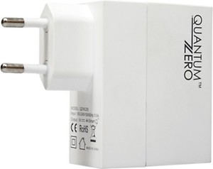 QuantumZERO QZ-WC05 20W 4A Dual-Port USB Wall Charger with SmartQ Fast Charger Technology price in India.