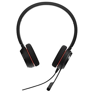 Jabra Gn Netcom Evolve 20 Uc Duo Ms Optimized, USB Wired On Ear Headphones with Mic, Multicolor price in India.