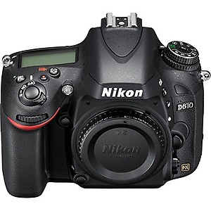 Nikon D610 24.3 MP Digital SLR Camera (Black) [ Body Only ] price in India.