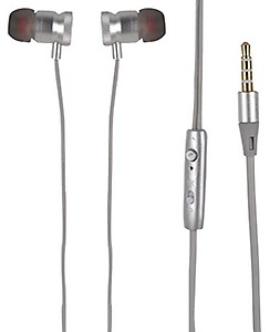 E-calorie UN-380 in-Ear Wired Universal Earphone with Mic (Silver) price in India.