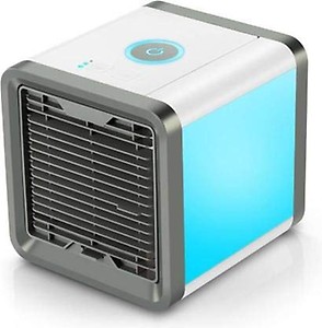 SPJ ENTERPRISE Mini Cooler Air Purifier Diffuser for Home and Personal Space with Adjustable speeds USB LED Mood Lights (Multicolor) price in India.