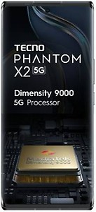 TECNO Phantom X2 5G Moonlight Silver (8GB RAM,256GB Storage) | World's 1st 4nm Dimensity 9000 5G Processor | Dual Curved AMOLED Display | 64MP RGBW Camera price in India.
