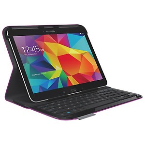 Logitech 920-006917 Ultrathin Keyboard Folio for Samsung Galaxy Tab 4 10.1 (Purple) price in India.