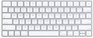 APPLE MLA22HN/A Bluetooth Desktop Keyboard  (White) price in .