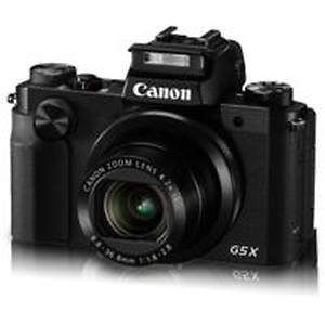 Canon G5X Point & Shoot Camera  (Black) price in India.