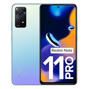 Redmi Note 11 Pro (Star Blue, 8GB RAM, 128GB Storage)| 67W Turbo Charge | 120Hz Super AMOLED Display | Charger Included | Get 2 Months of YouTube Premium Free! price in India.
