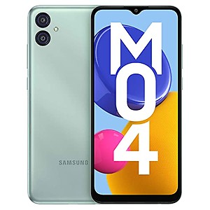 Samsung Galaxy M04 128 GB, 4 GB RAM, Sea Glass Green, Mobile Phone price in India.