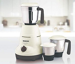 Mixer Grinder with 3 Stainless Steel Jars, White price in .