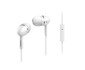 Philips She1455Wt10 Wired Earphones White price in India.