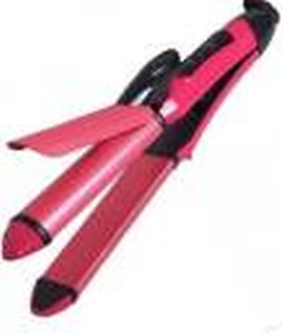 AZLON nova 2 in 1 Hair Straightener and Curler 2 in 1 Hair Styler- Hair Curler & Straightener Hair Styler  (Pink) price in India.