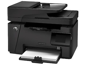 HP LaserJet Pro MFP M128fw, Wireless, Print, Copy, Scan, Fax, 35-sheet ADF, Ethernet, Hi-Speed USB 2.0, Up to 21 ppm, 150-sheet input tray, 100-sheet output tray, Black and White, CZ186A price in India.