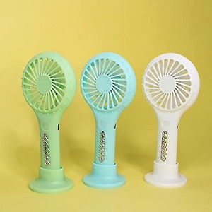 KYNA Mini Portable USB Table Fan with Standing Holder for Home/Office & Travel, Pack of 1 Colours May Be Vary price in India.