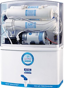 KENT PRIDE(11004) 8 L RO + UF Water Purifier(White & Blue) price in India.