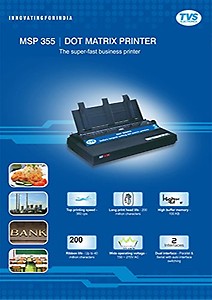 TVS MSP 355 Printer (136 Column) price in India.