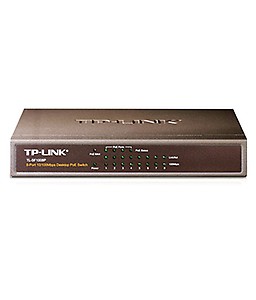 TP-Link 8 Port Fast Ethernet 10/100Mbps PoE Switch | 4 PoE Ports @66W | Desktop | Plug & Play | Sturdy Metal w/Shielded Ports | Fanless | Plug and Play | Unmanaged (TL-SF1008P) price in India.