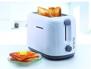 Borosil 750-Watt Krispy Pop-Up Toaster (White) price in India.
