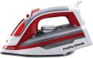 Morphy Richards Plastic Ultra Glide 1600W Steam Iron With Steam Burst, Vertical And Horizontal Ironing, Teflon Coated Soleplate, Red And White, 1600 Watts price in India.