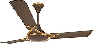 LUMINOUS Deltoid 1200 mm 3 Blade Ceiling Fan(Expresso Gold, Pack of 1) price in India.