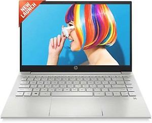 HP Pavilion AMD Ryzen 7 Octa Core 5825U - (16 GB/512 GB SSD/Windows 11 Home) 14-EC1008AU Thin and Light Laptop  (14 inch, Natural Silver, 1.41 kg, With MS Office) price in India.