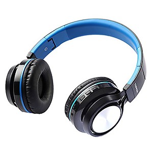 TOSHIBA Foldable Wireless Headset RZE-BT200H (L) Blue price in India.