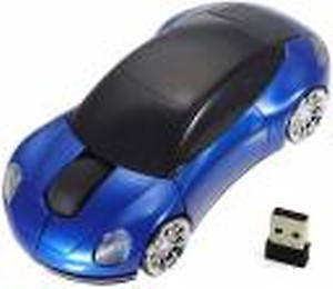 Microware Black Cool Car Shaped Wireless USB 3D Mouse Mice for PC Laptop Notebook price in India.
