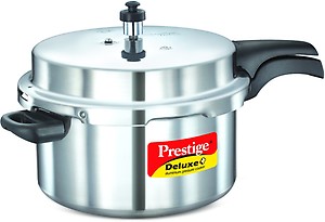 Prestige Popular Plus Induction Base Aluminium Outer Lid Pressure Cooker, 7.5 Litres, Silver price in India.