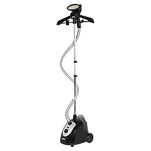 American MICRONIC-Floor Standing Garment Steamer - 1800 Watt, 1.7 Litre, Steam Settings with Hanger (Black & Silver)-AMI-GS1-1800WDx price in India.