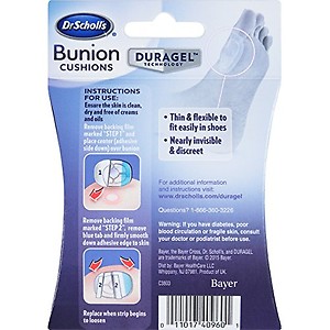 Dr. Scholl's Duragel Bunion Cushion, 5 Cushions price in India.